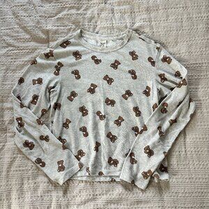 Hollister small long-sleeve pajama top
